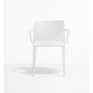 Pedrali Volt 675 Stuhl mit Armlehne weiß