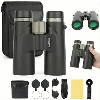Bosco Fernglas C9 Original 12x42 Fernglas, hohe Vergrößerung und hohe Auflösung, Nachtsichtfunktion,Allround-Outdoor-Binokular FürReisen/Sternenhimmel-Beobachtung (Schwarz)