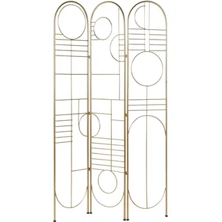 Beliani Raumteiler 3-teilig cm 170 cm Turania