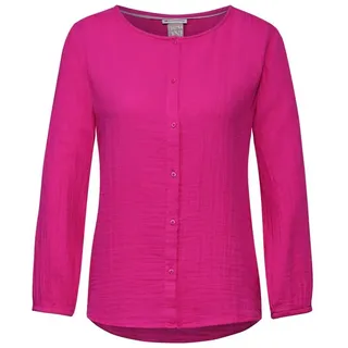 STREET ONE Langarmbluse - Bluse - Musselin Bluse - Damenbluse rosa 38Schneider Fashion Store