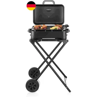 Severin Stand- Und Tischgrill, Elektro-Grill Für Balkon, 2300W, 10 Min. Aufheizz