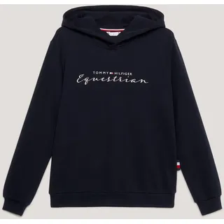 Tommy Hilfiger Damen Metallic-Logo-Grafik Hoodie desert sky Pullover HW23, Größe: XL