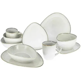 CreaTable Kombiservice Cloudy 10-tlg. weiß