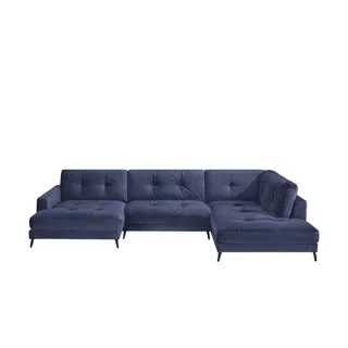 Jette Home Wohnlandschaft aus Samt Jette Return , blau , Maße (cm): B: 359 H: 84