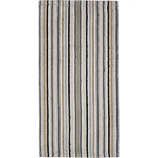 CAWÖ Life Style Streifen 7048 Handtuch 50 x 100 cm kiesel