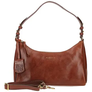 Burkely Umhängetasche Taschen Leder . braun