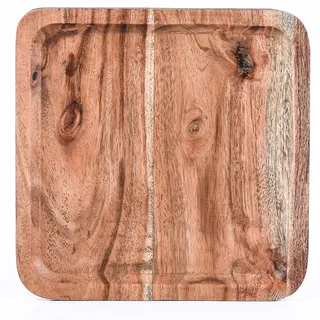 Marrakesch Orient & Mediterran Interior Akazienholz Serviertablett Servierbrett Anea 20x20 cm