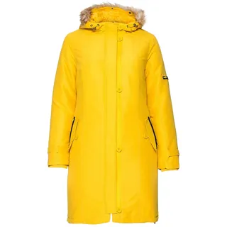 Longparka mit Kapuze - gelb - 56