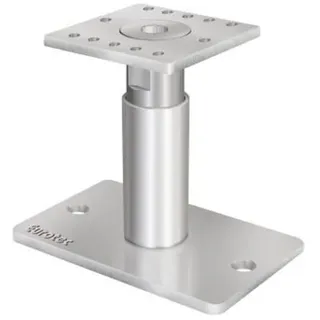 e.u.r.o.tec gmbh Pfostenträger 140 x 50 mm Silber/Feuerverzinkt