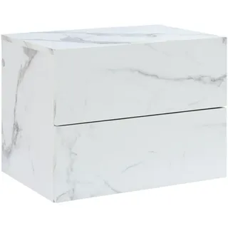 [en.casa] Hängeschrank Ampfing 40 x 29 x 30 cm Weiß