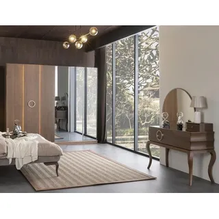 Kleiderschrank Schminktisch Garderobenschrank Verspiegelt Schlafzimmer Schrank