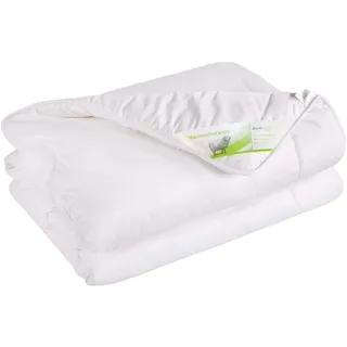 franknatur Bettdecke 135x200 Schurwolle Baumwolle waschbar Melina