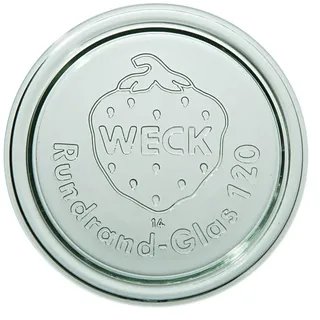 Weck-Deckel 120 mm 6 Stück | Zum Einkochen von Konserven, Säften, luftdichtes Aufbewahren von trockenen Zutaten Gläser