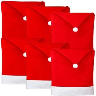Callenbach Weihnachtssessel Hussen für Esszimmer Stretch Abnehmbare Weihnachten Tischdeko Sitzbezüge Schonbezüge für Weihnachten Restaurant Urlaub Festival Party Decor Half Cover
