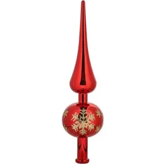 Weihnachtsbaumspitze, Christbaumschmuck, Christbaumspitze Für Die Weihnachtsdekoration. (rot)