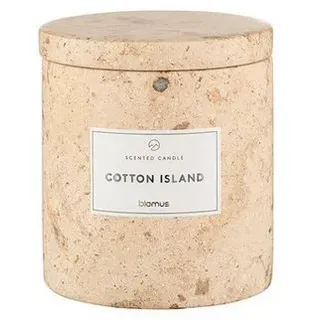 BLOMUS Frabli Cotton Island Duftkerze 9 cm travertine