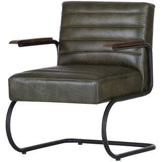 Freischwinger Sessel ¦ grün ¦ Maße (cm): B: 68 H: 84 T: 78