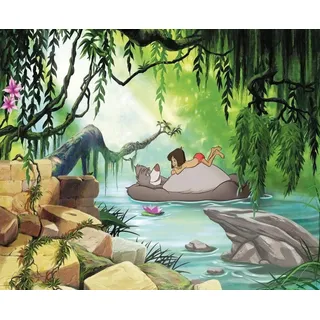 KOMAR Fototapete Jungle Book swimming with Baloo 368 x 254 cm
