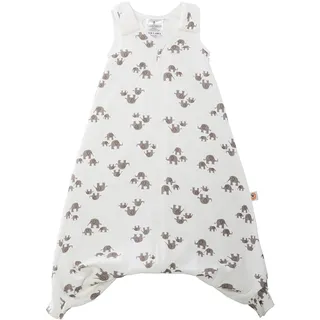 Ergobaby Baby-Schlafsack Winter Neugeborene 56-62 Baumwolle, Winterschlafsack Baby 0-6 Monate TOG 2.5, Elephant
