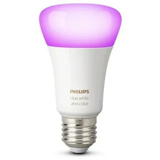 Philips Hue Smarte LED-Leuchte Philips Hue White und Color Ambiance 1er Pack E27