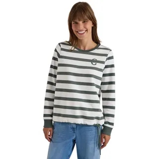 Cecil Damen Sweatshirt mit Rundhals und Tunnelzug - XL