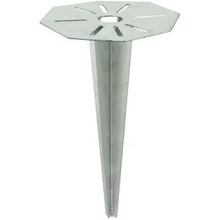 EGLO Außenleuchte Metall 30,0 cm inkl. Erdspieß silber