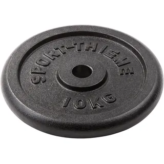 Sport-Thieme Hantelscheibe Gusseisen 10 kg schwarz