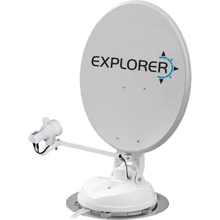 Maxview Explorer 65 cm Twin Satellitenanlage App-gesteuert in weiß
