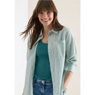 CECIL Basic Top mit Rundhals im 2er-Pack - Multicolour|Grün|Blau
