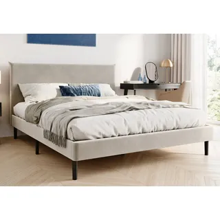 home collective Polsterbett 160 x 200 cm Beige