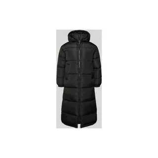 Regular Fit Steppmantel mit abnehmbarer Kapuze Modell 'KLEA', Black, M