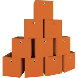 VCM Faltbox Boxas 27 x 28 x 27 cm 10-tlg. orange