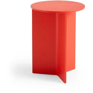 HAY - Slit Table Round High, Ø 35 x H 47 cm, candy red