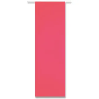 Arsvita Vorhang, Klettband, blickdicht, Microfaser, Blickdichte Schiebegardine mit Klettband rosa