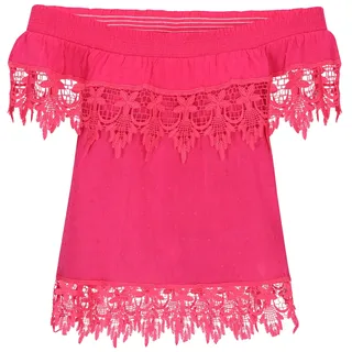 IZIA Bluse Boho fuchsia S