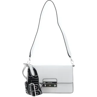 Picard Superstar Schultertasche Leder Grau/Weiß