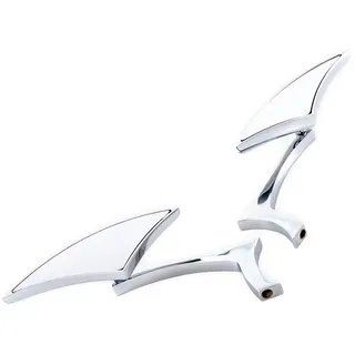 Universal Motorräder Seitenspiegel mit Schraube 8mm / 10mm für Motorrad Street Bike Cruiser Chopper