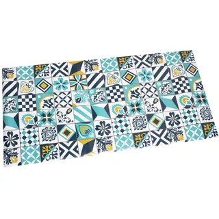 DRW Rechteckiger Teppich aus Vinylschaum und PVC, quadratisch, 120 x 60 cm