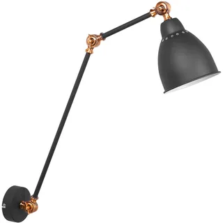 Beliani Mississippi 1-flg. 40 cm rund grau/kupfer Metall