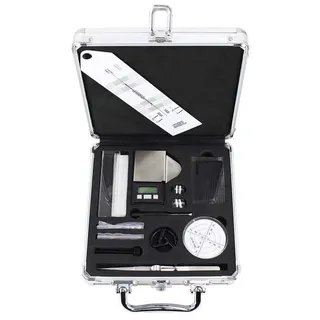 Lenco TTA-12IN1PRO - Professionelles 12-in-1 Plattenspieler-Zubehörset - Deluxe-Set für Schallplattenreinigung - Silber