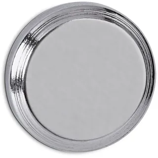 Maul Magnet silber, Metall Ø 1,6 x 0,7 cm, 1 St.