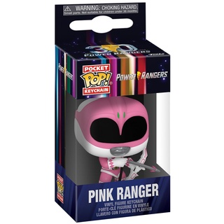 Funko Pop! Keychain: Mighty Morphin Power Rangers 30th - Pink Ranger - Power Rangers TV - Neuartiger Schlüsselanhänger - Vinyl-Minifigur Zum Sammeln - Strumpffüller - Geschenkidee - TV Fans