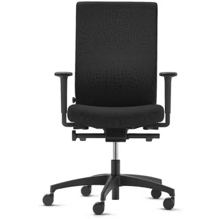 Dauphin Bürostuhl @Just evo operator AJ 4876 schwarz  Homeoffice Polsterrücken