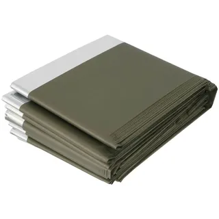 HUM AEROuse Rettungsdecke olivgrün/ silber, 160 x 210 cm 1 St
