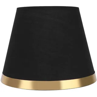 Hapivida Stoff Lampenschirm, Nachttischlampen Lampenschirme, Moderne Minimalistische, Handgefertigte Heimdekoration für E27-Tischlampe, Kronleuchter, Wandleuchte(Schwarz)