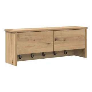 vidaXL Wandmontierter Kleiderständer Artisan-Eiche 80 x 20 x 30 cm
