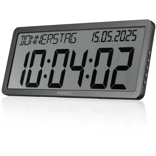 KIENZLE Funkwanduhr 0,00 KIENZLE anthrazit