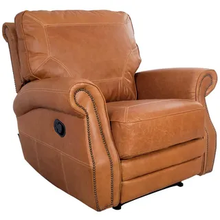 Vintage Line Relaxsessel Airchair Funktionsessel Leder Columbia Brown Ledersessel