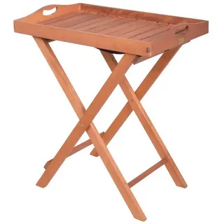 deluke Gartentisch 68 x 44 x 74 cm Braun
