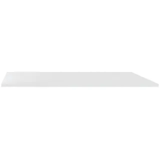 Hom`in Oberplatte, Weiß Hochglanz, Holzwerkstoff, 46x1.6x42 cm, Wohnzimmer, TV Möbel, TV-Aufsätze